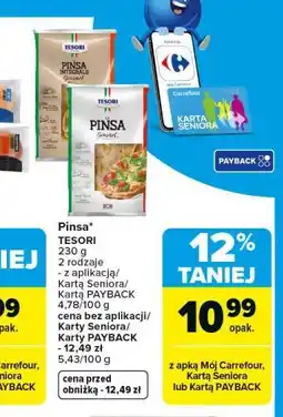 Carrefour Pinsa TESORI oferta
