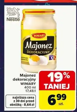 Carrefour Majonez dekoracyjny WINIARY 400 ml oferta
