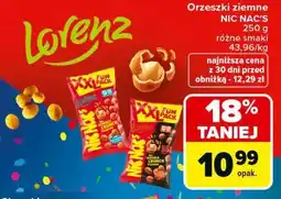 Carrefour Orzeszki ziemne NIC NAC'S 250g oferta