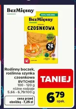 Carrefour Roślinny boczek, roślinna szynka czosnkowa BYTCHER 100-120 g oferta