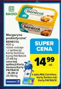 Carrefour Margaryna probiotyczna BENECOL 400 g oferta