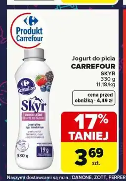 Carrefour Jogurt do picia CARREFOUR SKYR oferta
