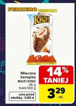 Carrefour Mleczna kanapka MAXI KING oferta