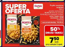 Carrefour Frytki mrożone HORTEX proste/karbowane 750 g oferta