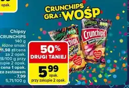 Carrefour Chipsy CRUNCHIPS 140g oferta