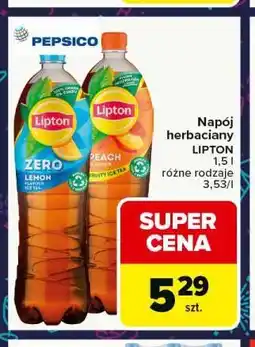 Carrefour Napój herbaciany LIPTON 1,5 l oferta