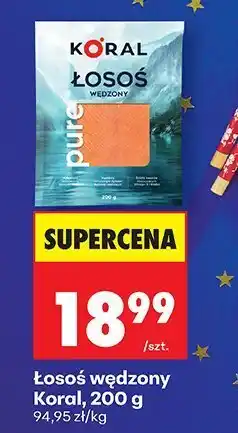 Biedronka Łosoś wędzony na zimno plastry Bio Marinero oferta