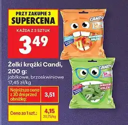 Biedronka Żelki krążki Candi, 200 g: jabłkowa, brzoskwiniowe oferta