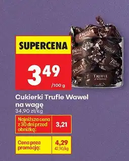 Biedronka Cukierki Truffle Wawel na wagę oferta