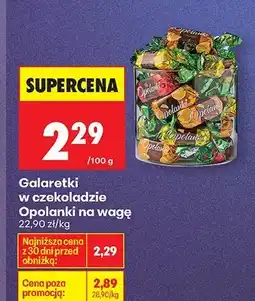 Biedronka Galaretki w czekoladzie i landrynki na wagę oferta