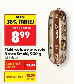 Biedronka Flaki wołowe w rosole Nasze Smaki oferta
