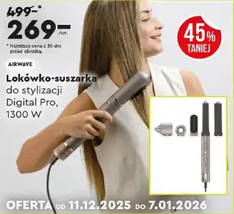 AIRWAVE Lokówko-suszarka do stylizacji Digital Pro, 1300 W