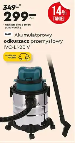 Biedronka NAC Akumulatorowy odkurzacz przemysłowy IVC-LI-20 V oferta