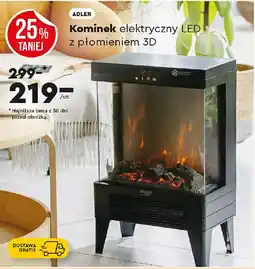 Biedronka ADLER Kominek elektryczny LED oferta