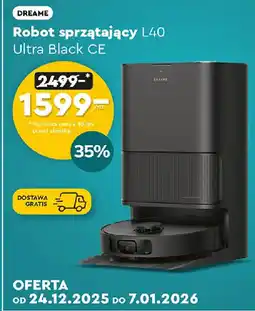 Biedronka DREAME Robot sprzątający L40 Ultra Black CE oferta