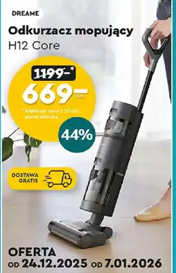 Biedronka DREAME Odkurzacz mopujący H12 Core oferta