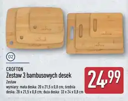 ALDI Zestaw 3 bambusowych desek oferta