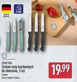 ALDI Zestaw noży kuchennych do obierania, 3 szt oferta