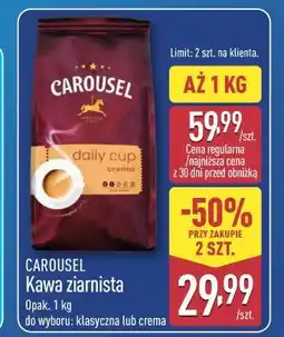 ALDI CAROUSEL Kawa ziarnista oferta
