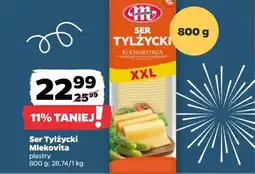 Netto Ser Tylżycki Mlekovita plastry 800 g oferta