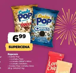 Netto Popcorn Candy Pop (Twix, M&M’s Minis, Snickers), Cookie Pop (Oreo) oferta