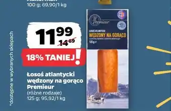 Netto Łosoś atlantycki wędzony na gorąco Premier oferta