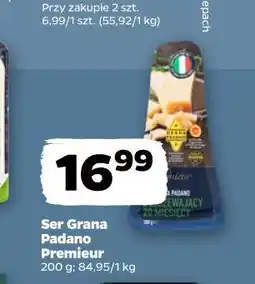 Netto Ser Grana Padano Premieur 200g oferta