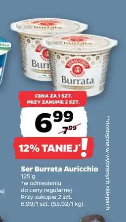 Netto Ser Burrata Auricchio 125g oferta