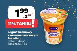 Netto Jogurt kremowy z musem owocowym Paradiso oferta
