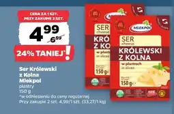 Netto Ser Królewski z Kolna Mlekpol plastry oferta