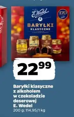 Netto Baryłki klasyczne z alkoholem w czekoladzie deserowej E. Wedel (200g) oferta
