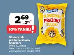 Netto Słonecznik prażony, solony Snaxters 140g oferta