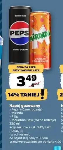 Netto Napój gazowany Pepsi/Mirinda/7 Up/Mountain Dew oferta