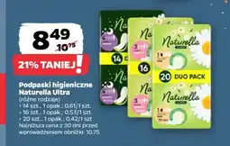 Netto Podpaski higieniczne Naturella Ultra oferta