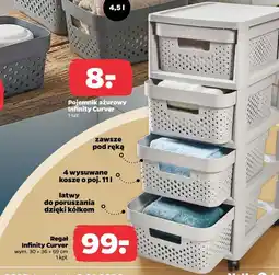 Netto Regał Infinity Curver z 4 wysuwanymi koszami 11l oferta
