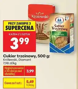 Biedronka CUKIER TRZCINOWY 500 G oferta