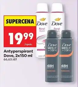 Biedronka Antyperspirant Dove, 2x150 ml oferta