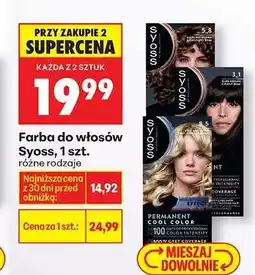 Biedronka Farba do włosów Syoss , 1 szt oferta