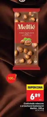 Biedronka Czekolada mleczna z orzechami laskowymi Meltie, 100 g oferta