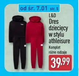 ALDI L&D Dres dziecięcy w stylu athleisure oferta