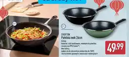 ALDI Patelnia wok 26cm CROFTON oferta