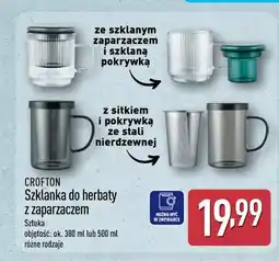 ALDI CROFTON Szklanka do herbaty z zaparzaczem oferta