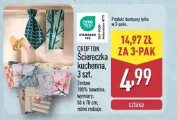 ALDI CROFTON Ścierczka kuchenna, 3 szt oferta