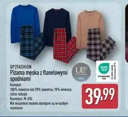 ALDI UP2FASHION Piżama męska z flanelowymi spodniami oferta