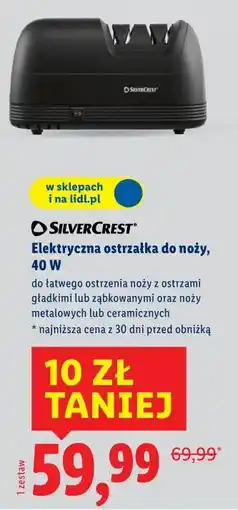 Lidl Elektryczna ostrzałka do noży, 40 W oferta
