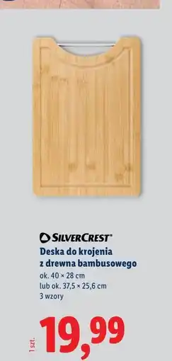 Lidl Deska do krojenia z drewna bambusowego oferta