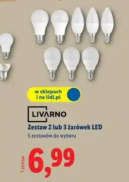 Lidl LIVARNO Zestaw 2 lub 3 żarówek LED oferta