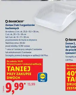 Lidl SilverCrest Zestaw 2 lub 3 organizerów kuchennych oferta