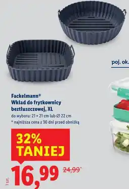 Lidl Fackelmann Wkład do frytkownicy beztłuszczowej, XL oferta