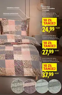 Lidl Livarno Home Pościel z mikrowłókna satynowego (różne rozmiary, z poszewką na poduszkę) oferta